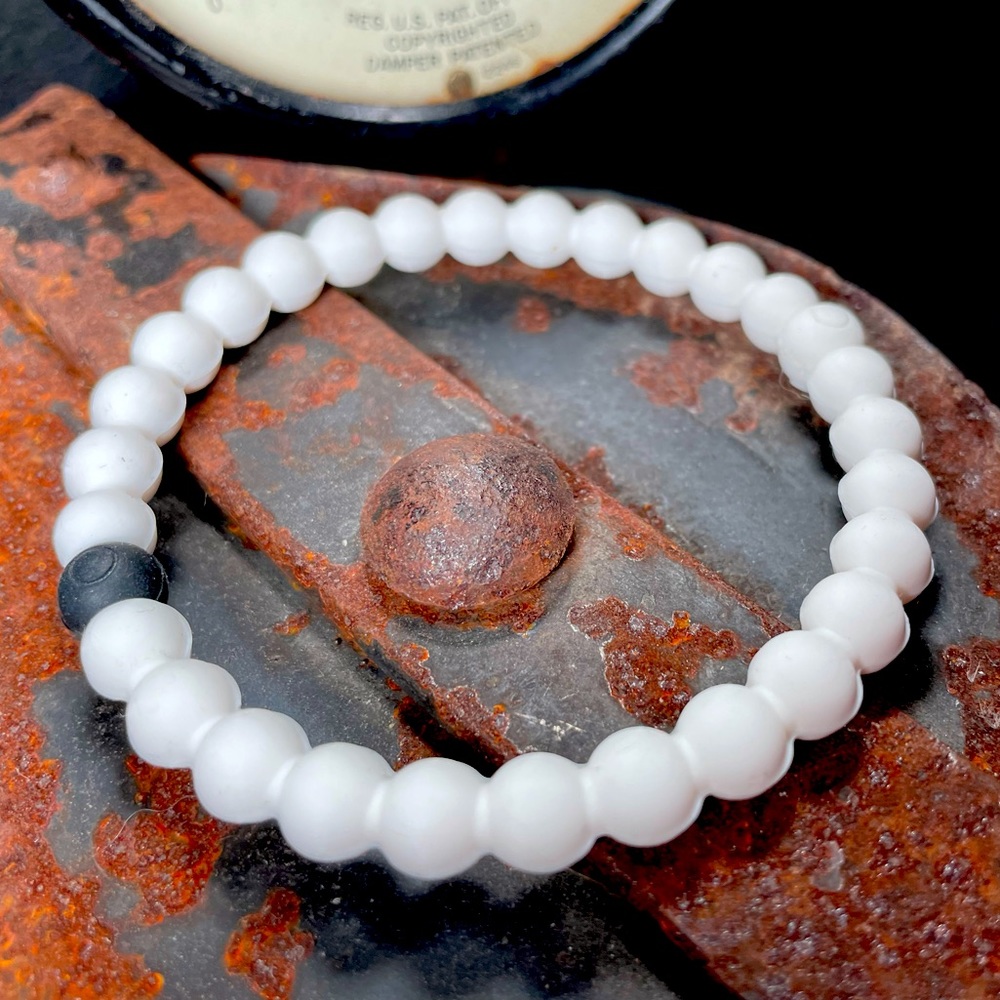 Lokai White Bracelet Size XL